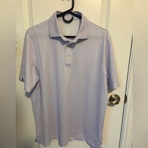 Dunning Men's Light Purple Golf Polo Shirt